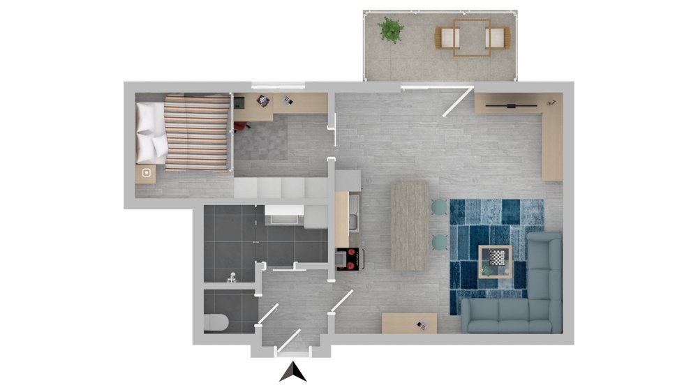 Schwechat-Felmayergarten: 2ZI+Balkon+Erstbezug nach Sanierung+Grünblick in Ruhelage