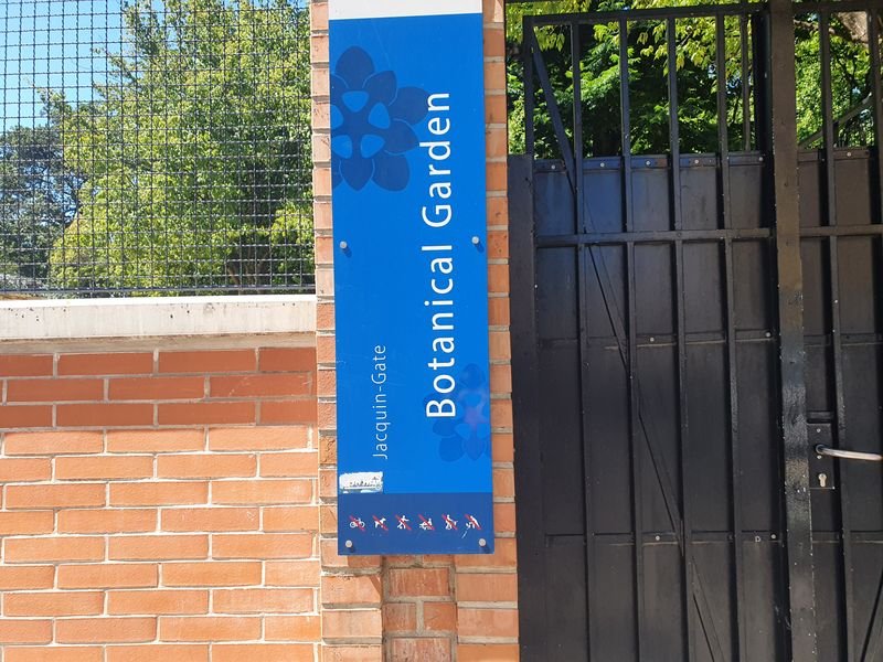 Foto Eingang Botanischer Garten Foto Eingang Botanischer Garten