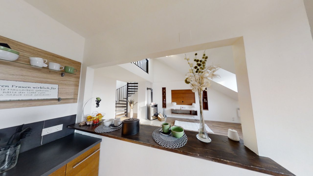 Küche Blick Wohnzimmer Küche Blick Wohnzimmer