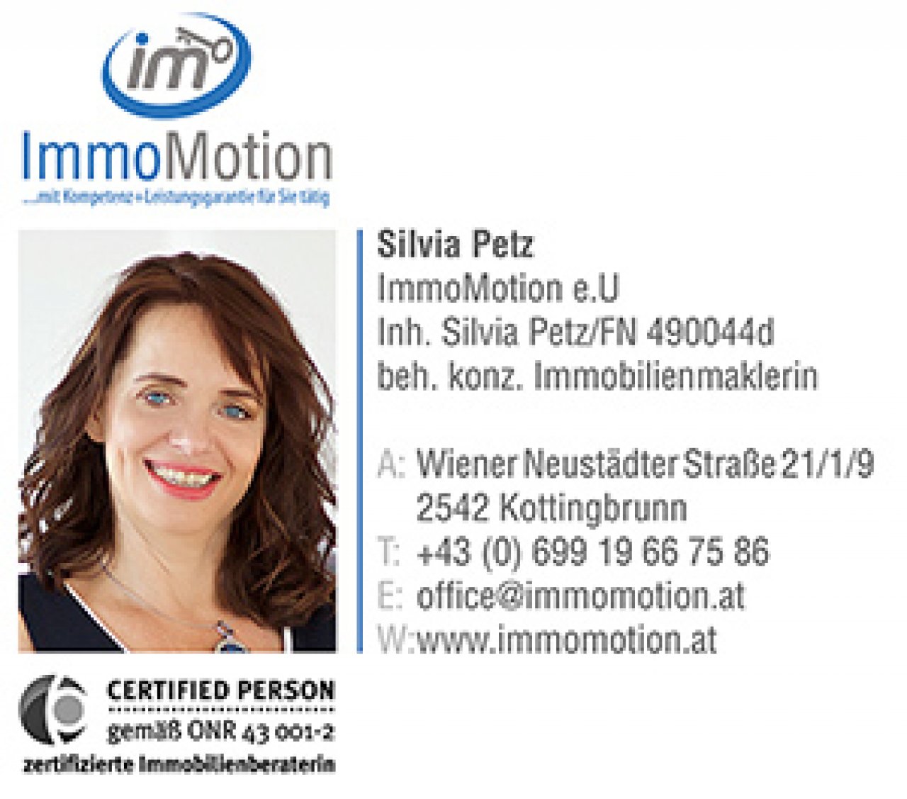 Ihre Ansprechpartnerin Ihre Ansprechpartnerin