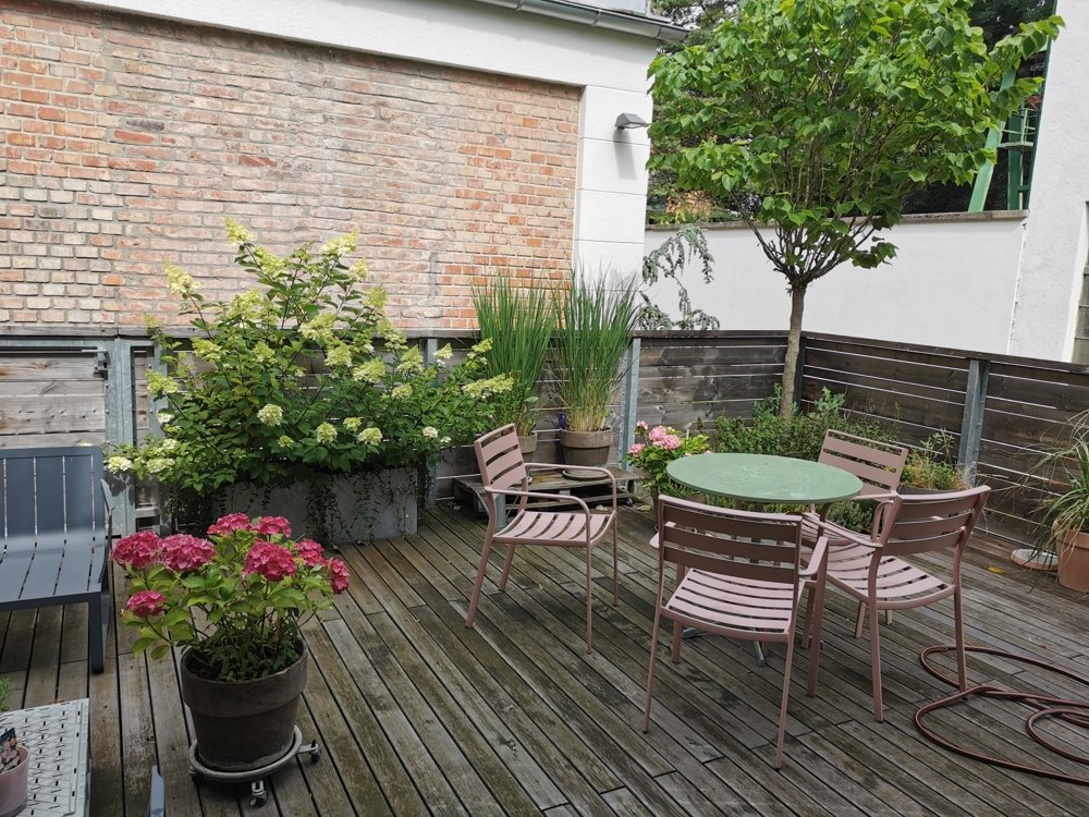 Terrasse im Sommer Terrasse im Sommer