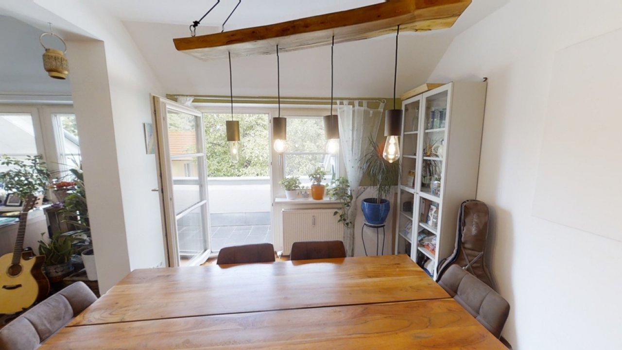 Küche Blick Terrasse